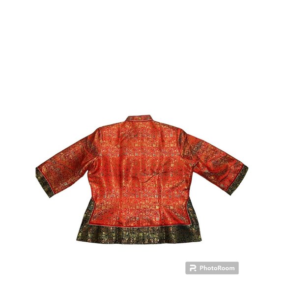 1950s Qing Yu Chinese Silk Jacket Size XL - Picture 5 of 10